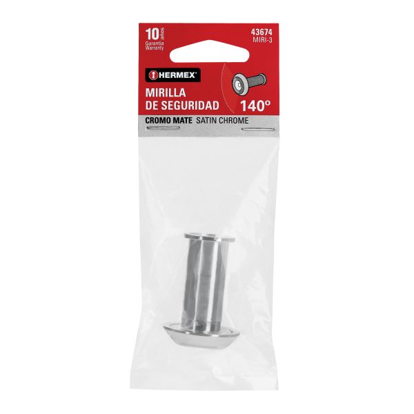43674 - Mirilla de seguridad acabado cromo mate, HERMEX