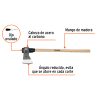 102984 - Hacha media labor 4 lb, mango de madera 36', TRUPER