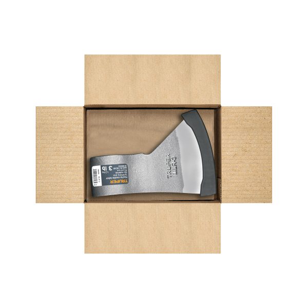 19991 - Hacha media labor ojo redondo 3 lb sin mango, TRUPER