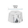 49051 - Maneral hexagonal metálico para lavabo y fregadero, Basic