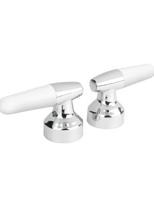 49214 - Juego de manerales cono p/lavabo-fregadero, cromo, Basic