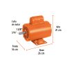 102309 - Motor eléctrico monofásico de 1/2 HP, alta velocidad, Truper