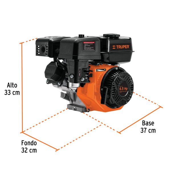 101327 - Motor a gasolina 6.5 HP, Truper