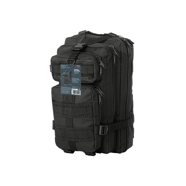 68038 - Mochila táctica negra, Truper