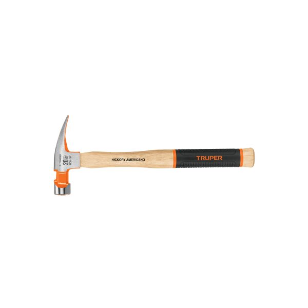 16663 - Martillo pulido 20 oz uña recta, boca fresada, Truper Grip