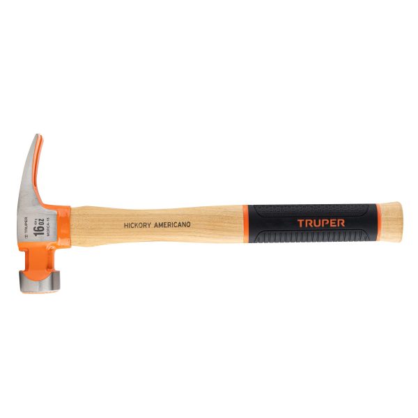 19989 - Martillo 16 oz uña recta tipo California Ripper, Truper Grip