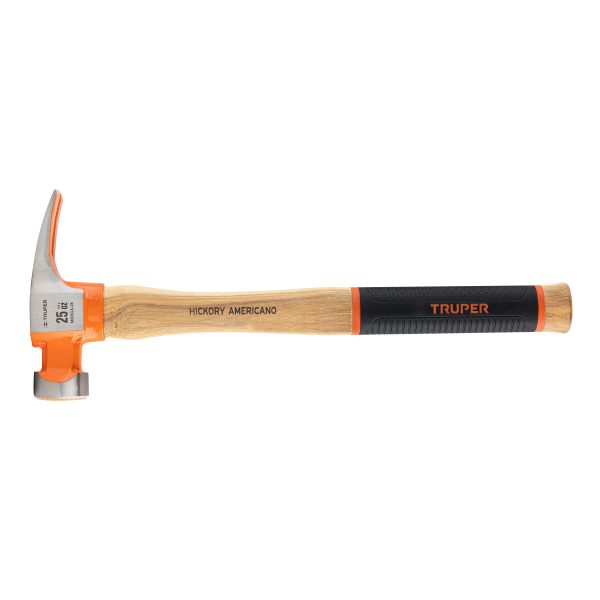16863 - Martillo 25 oz uña recta tipo California Ripper, Truper Grip