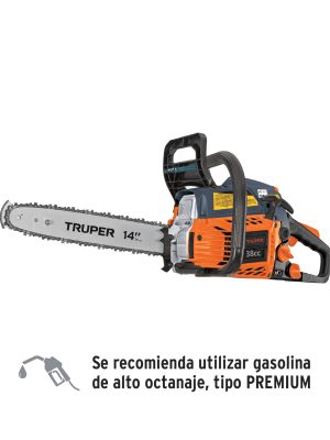 MOT-3814.jpg 102735 - Motosierra 38 cc a gasolina con barra de 14', Truper