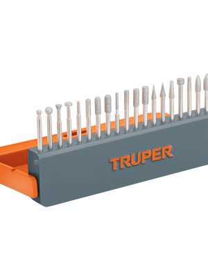 MOTO-20PD.jpg 103032 - Kit de puntas diamantadas p/hta. rotativa, 20 pzs, TRUPER