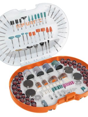 100729 - Kit de accesorios p/herramienta rotativa, 276 pzs, TRUPER