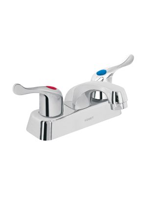 45511 - Mezcladora 4' lavabo, ABS, palanca, BASIC