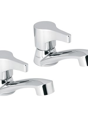 MP-243.jpg 48382 - Juego llaves individuales lavabo, ABS, palanca, BASIC