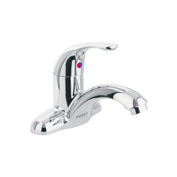 48191 - Monomando lavabo, ABS, nariz curva, BASIC