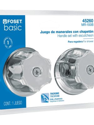 MR-100B.jpg 45260 - Juego de 2 manerales metálicos para regadera, en blíster