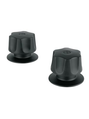 MR-100M.jpg 46881 - Juego de 2 manerales hex. metálicos negro p/regadera, Basic