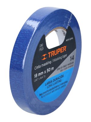 MSK-3-4AD1.jpg 12621 - Cinta masking tape azul de 3/4' x 50 m para pintor, Truper