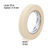 12590 - Cinta masking tape de 3/4' x 50 m, Truper