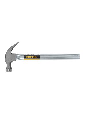 20595 - Martillo uña curva 16 oz, mango tubular, Pretul