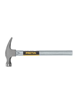 20596 - Martillo uña recta 16 oz, mango tubular, Pretul