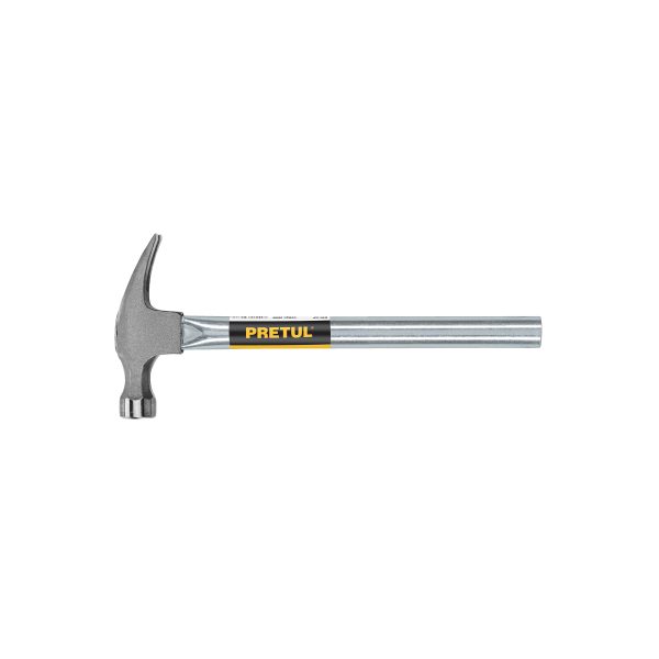 20596 - Martillo uña recta 16 oz, mango tubular, Pretul