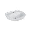 44002 - Lavabo de porcelana con rebosadero, blanco, FOSET