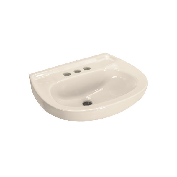 49356 - Lavabo de porcelana con rebosadero, marfil, FOSET