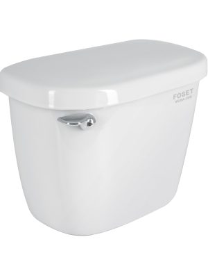 44008 - Tanque bajo de porcelana con accesorios, blanco, FOSET