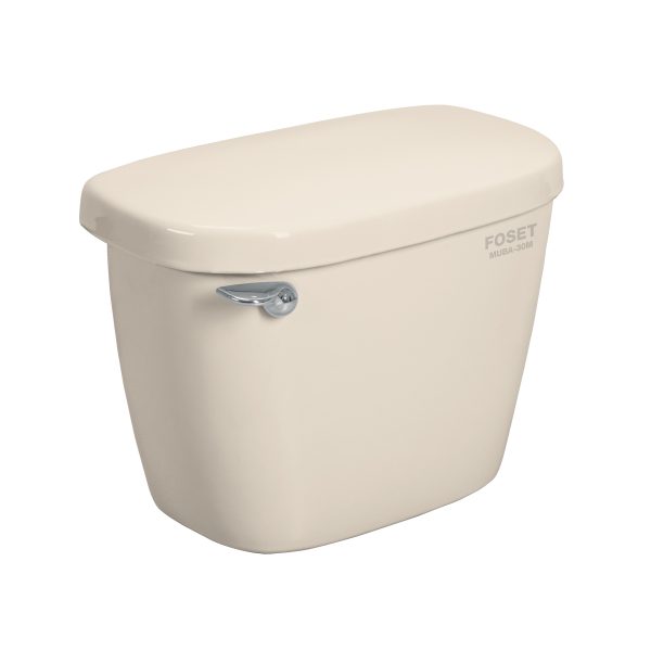 49355 - Tanque bajo de porcelana con accesorios, marfil, FOSET