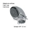 46943 - Mufa con abrazadera para tubo 1-1/4', Volteck