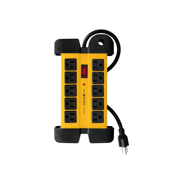 MUL-1012X.jpg 48190 - Multicontacto 14 AWG industrial supresor picos 10 entradas