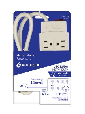 MUL-10E1.jpg 47234 - Multicontacto 14 AWG uso rudo con 10 entradas, Volteck