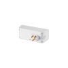 45749 - Multicontacto de pared, 3 contactos y 2 USB A+C, VOLTECK