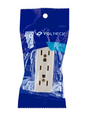 46814 - Multicontacto triple, 2 polos + tierra, Volteck