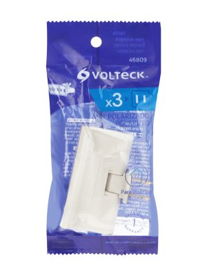 46809 - Multicontacto triple, tipo bisagra Volteck