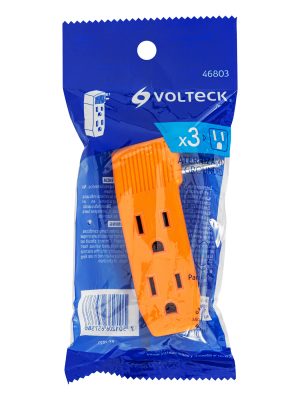 MUL-350E1.jpg 46803 - Multicontacto triple aterrizado, tipo 'F' reforzado, Volteck