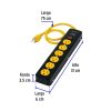 MUL-660NFC2.jpg 46719 - Multicontacto 14 AWG, 6 entradas sup. de picos 600 J, negro