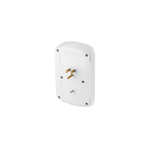45747 - Multicontacto de pared, 800 Joules, 6 contactos y 2 USB A+C