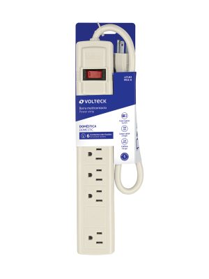 MUL-6E1.jpg 47182 - Multicontacto 16 AWG uso rudo con 6 entradas, Volteck