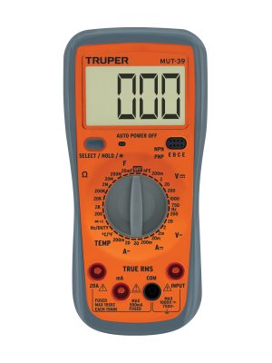 10402 - Multímetro digital profesional con RMS verdadero, Truper