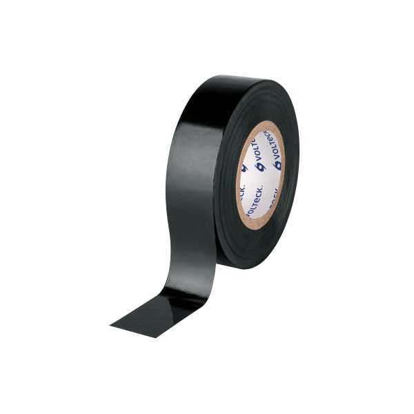46160 - Cinta de aislar de 18 m x 19 mm, negra, Volteck