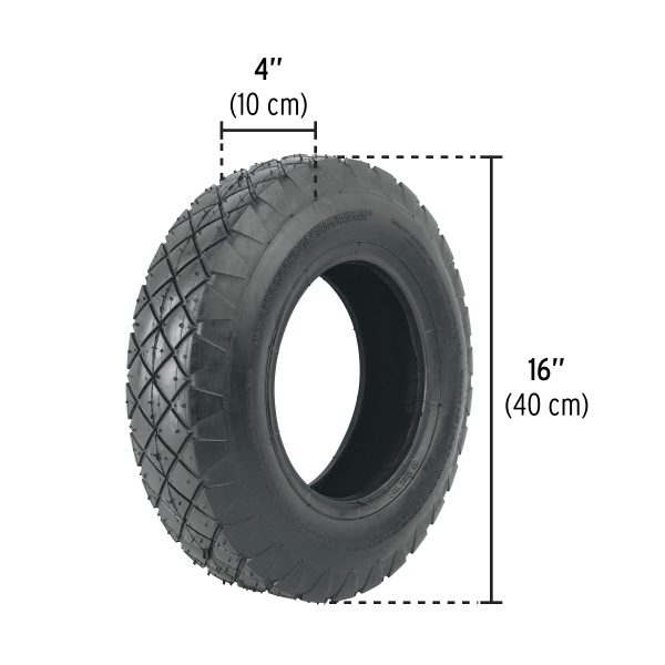 20584 - Llanta neumática 16', sin cámara, Pretul