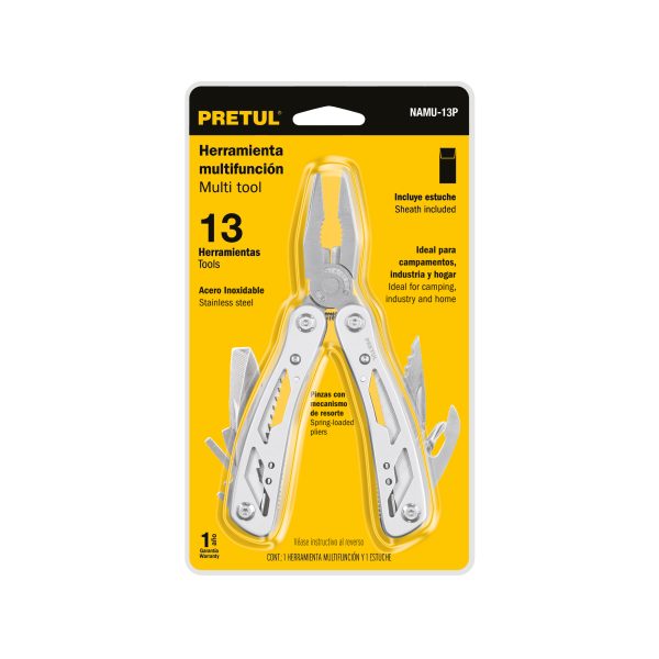 24105 - Multiherramienta con 13 funciones,PRETUL