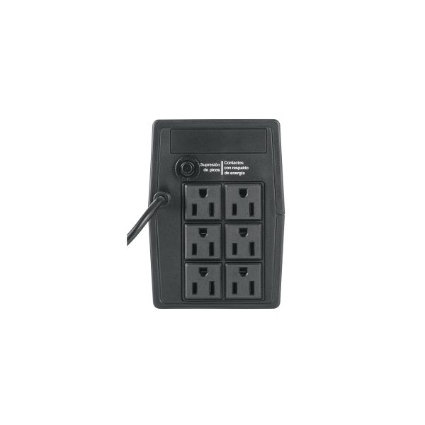 49841 - No Break 700 VA / 360 W con 6 contactos, Volteck