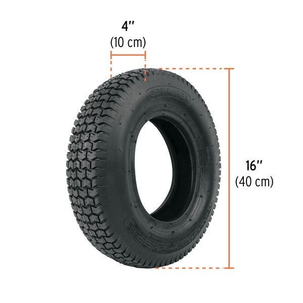 11850 - Llanta neumática reforzada 16', sin cámara, Truper