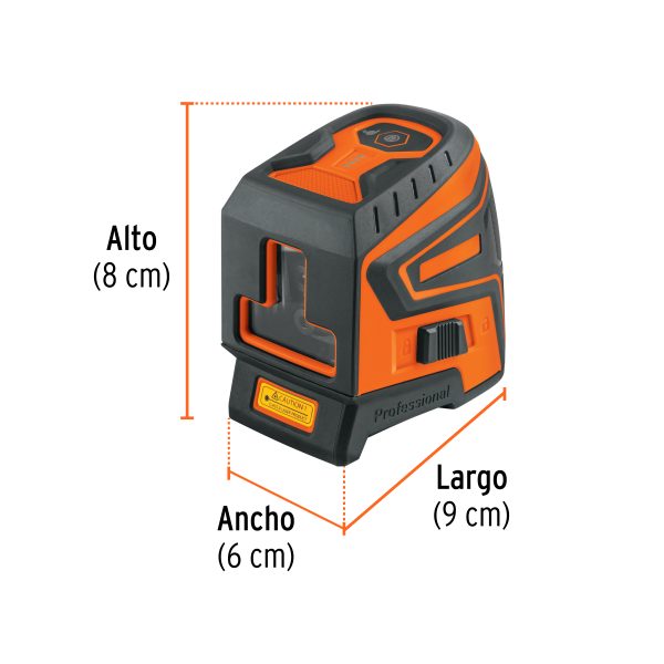 17078 - Nivel láser verde, alcance 30 m, recargable, TRUPER