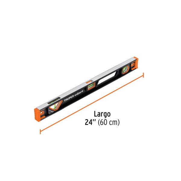14626 - Nivel profesional magnético de 24' c/protección TPR, Expert
