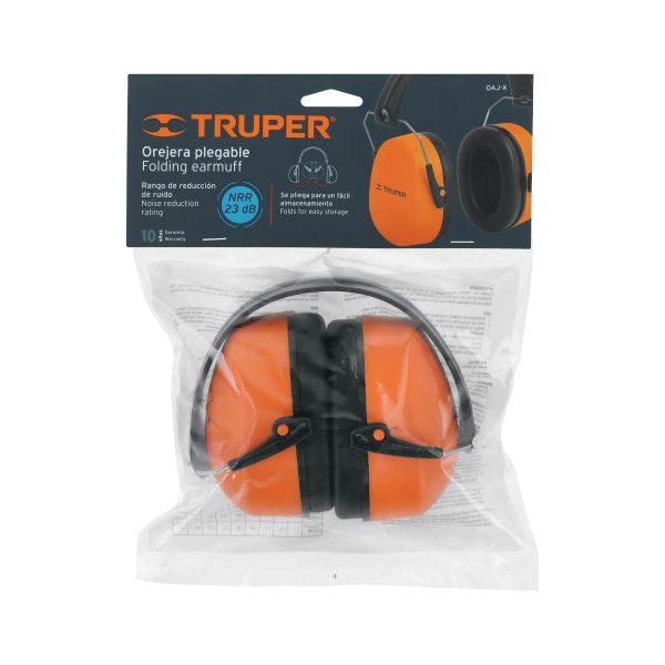 14007 - Orejera plegable, ajustable, Truper