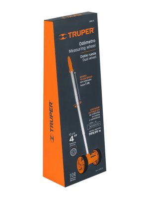 15830 - Odómetro con doble rueda de 4', Truper