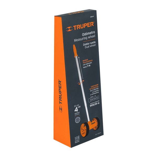 15830 - Odómetro con doble rueda de 4', Truper