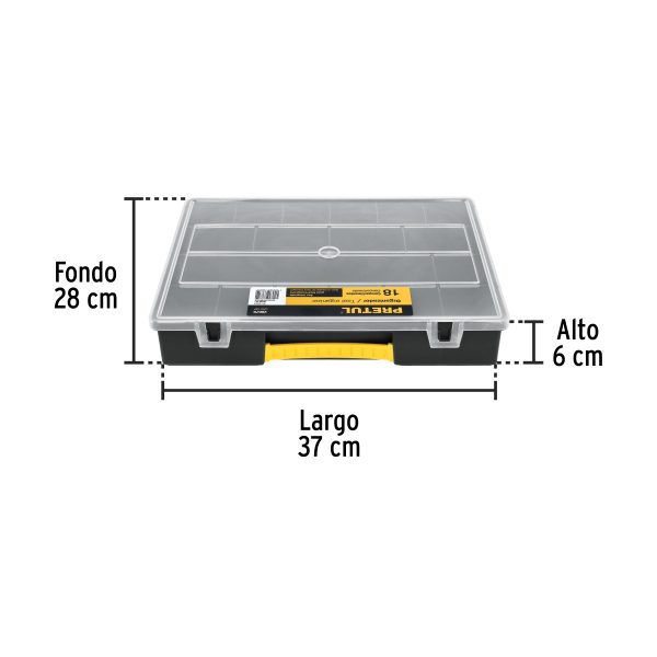 20679 - Organizador 14' con 18 compartimentos, Pretul